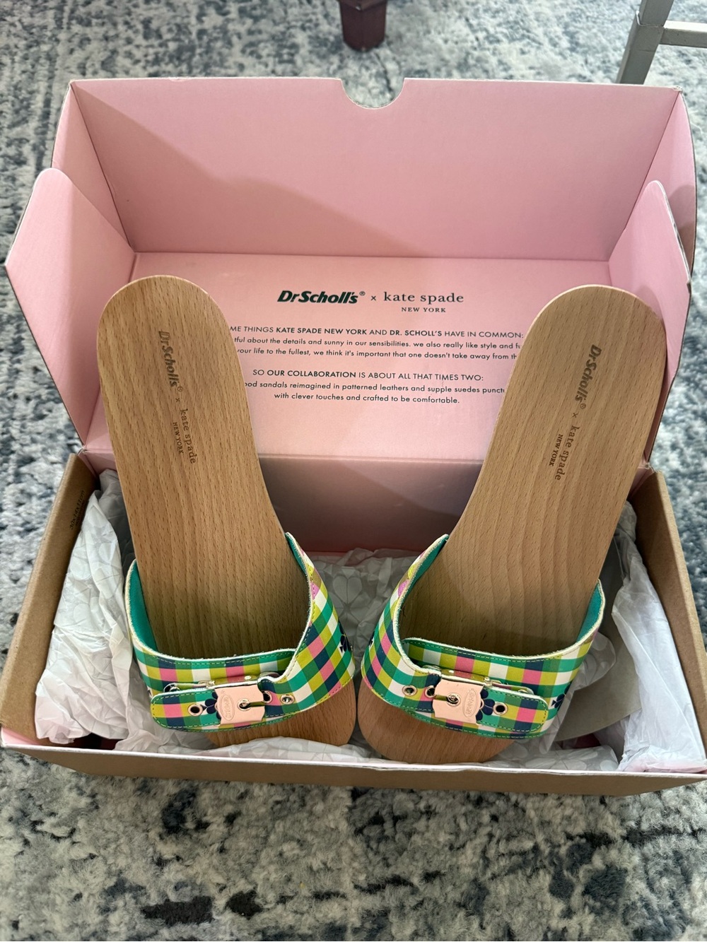 Kate Spade x Dr. Scholls Plaid Sandals - Picture 5 of 6